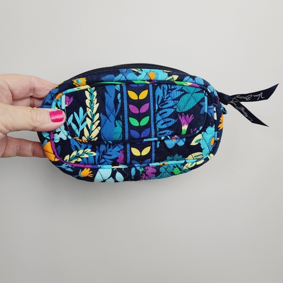 Vera Bradley Handbags - Vera Bradley Midnight Blues Mirrored Cosmetic Bag